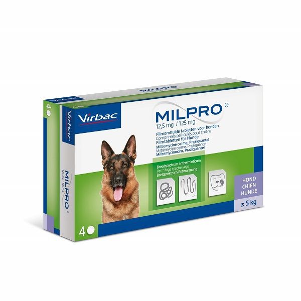 Milpro dog kg | Dog worming tablets