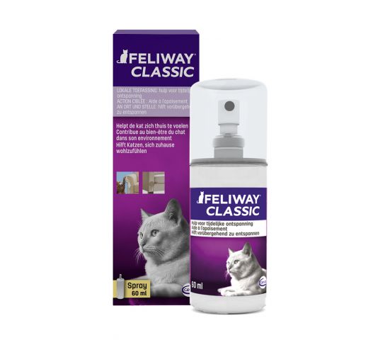Feliway Classic Calming Cat Pheromones, Spray, 60-ml